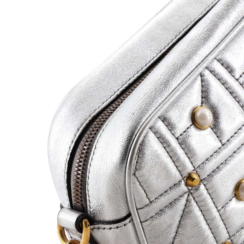 Gucci Pearly Gg Marmont Shoulder Bag #254183G13B - Picture 7 of 8
